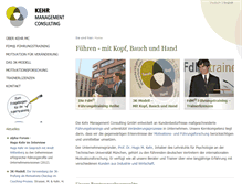 Tablet Screenshot of kehrmc.de